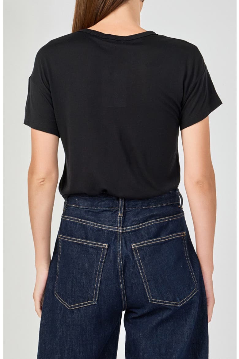 Modal Pocket T-Shirt, Alternate, color, BLACK
