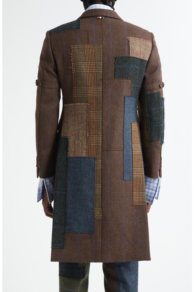 Patchwork Wool Coat, Alternate, color, SEASONAL MULTI