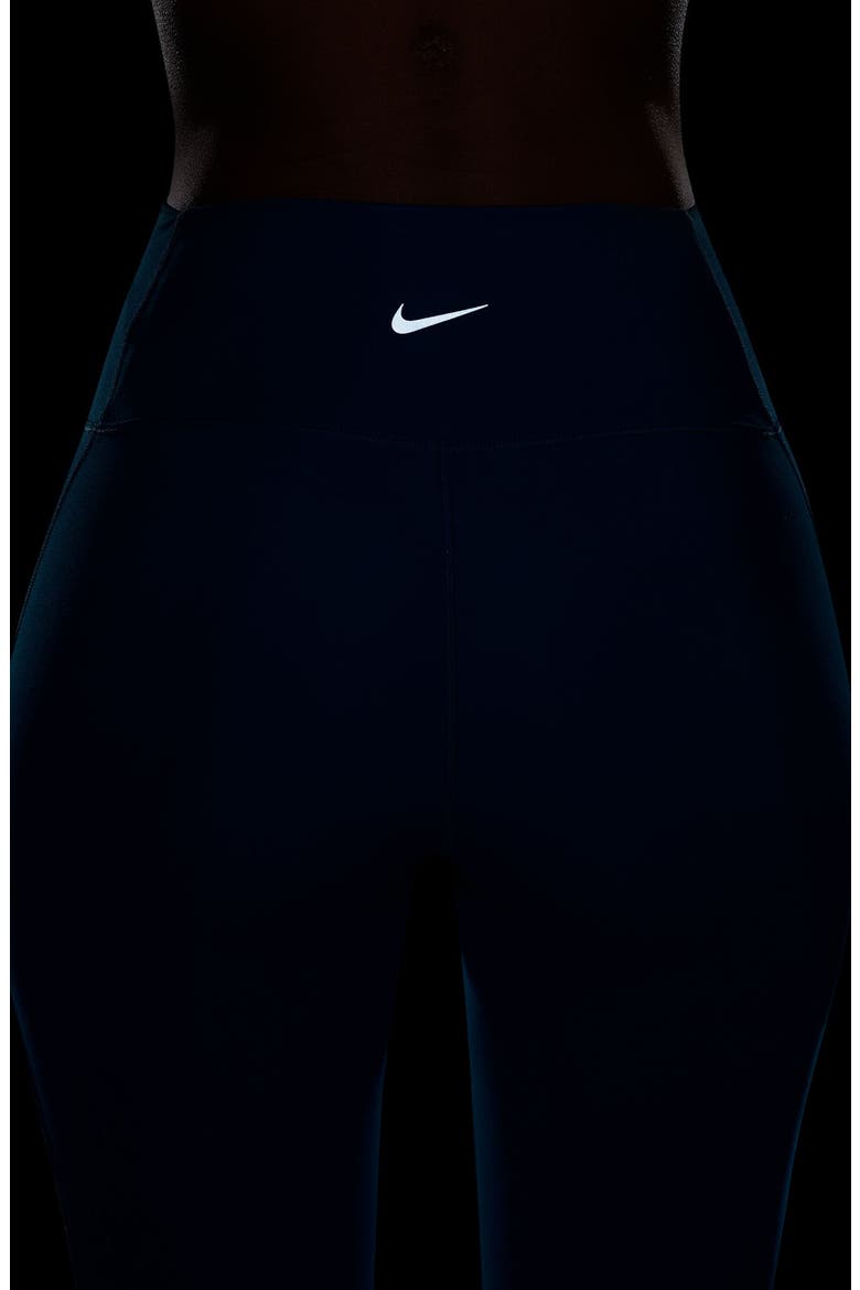 Dri-FIT One High Waist 7/8 Leggings, Alternate, color, GREEN ABYSS