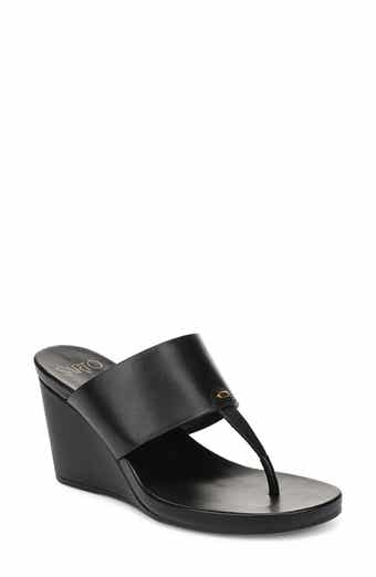 Talea Genuine Calf Hair Wedge Sandal