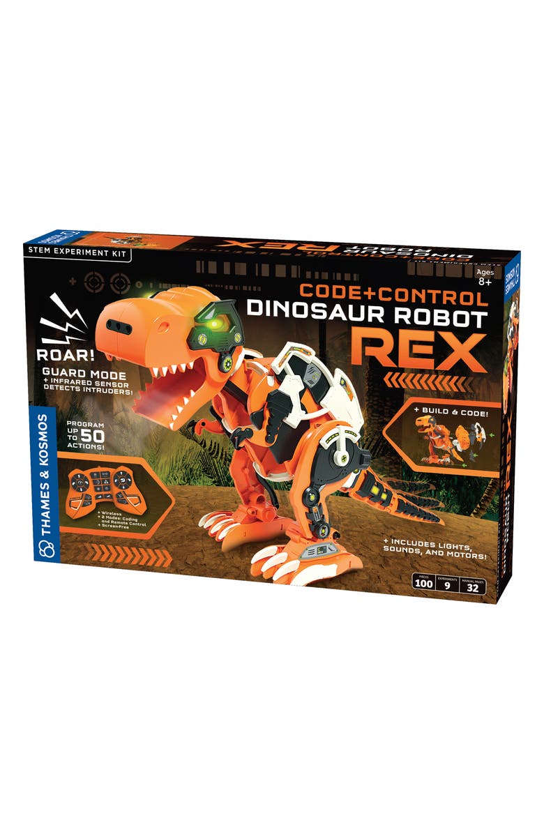 Thames & Kosmos Code+Control Dinosaur Robot Rex Kit, Alternate, color, Miscellaneous