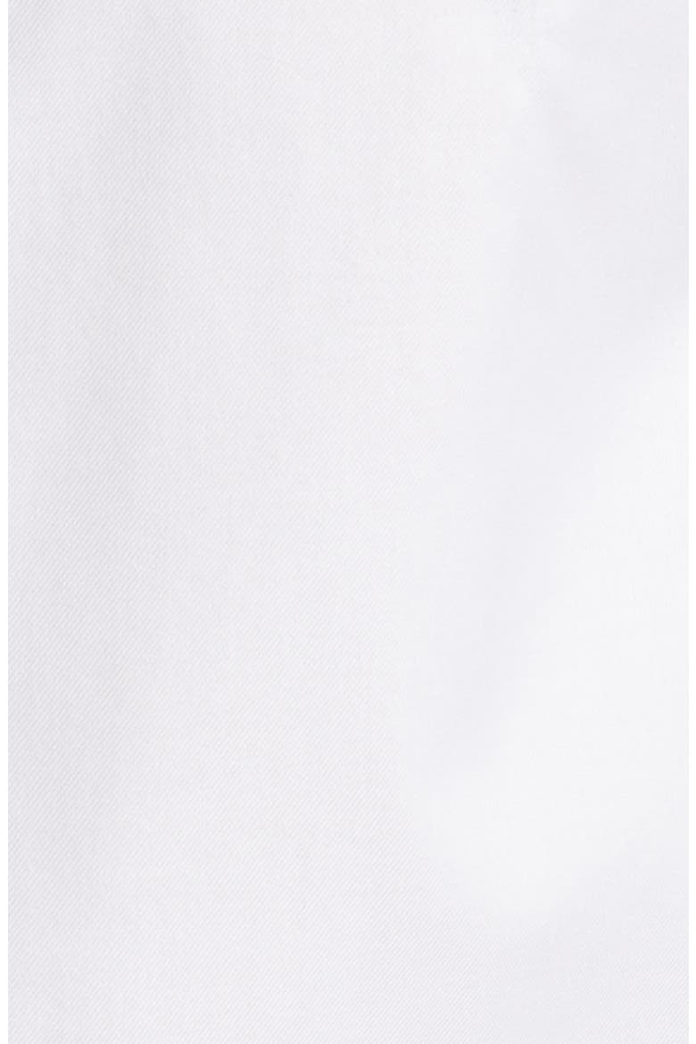 Slim Fit Non-Iron Solid Twill Button-Down Dress Shirt, Alternate, color, WHITE
