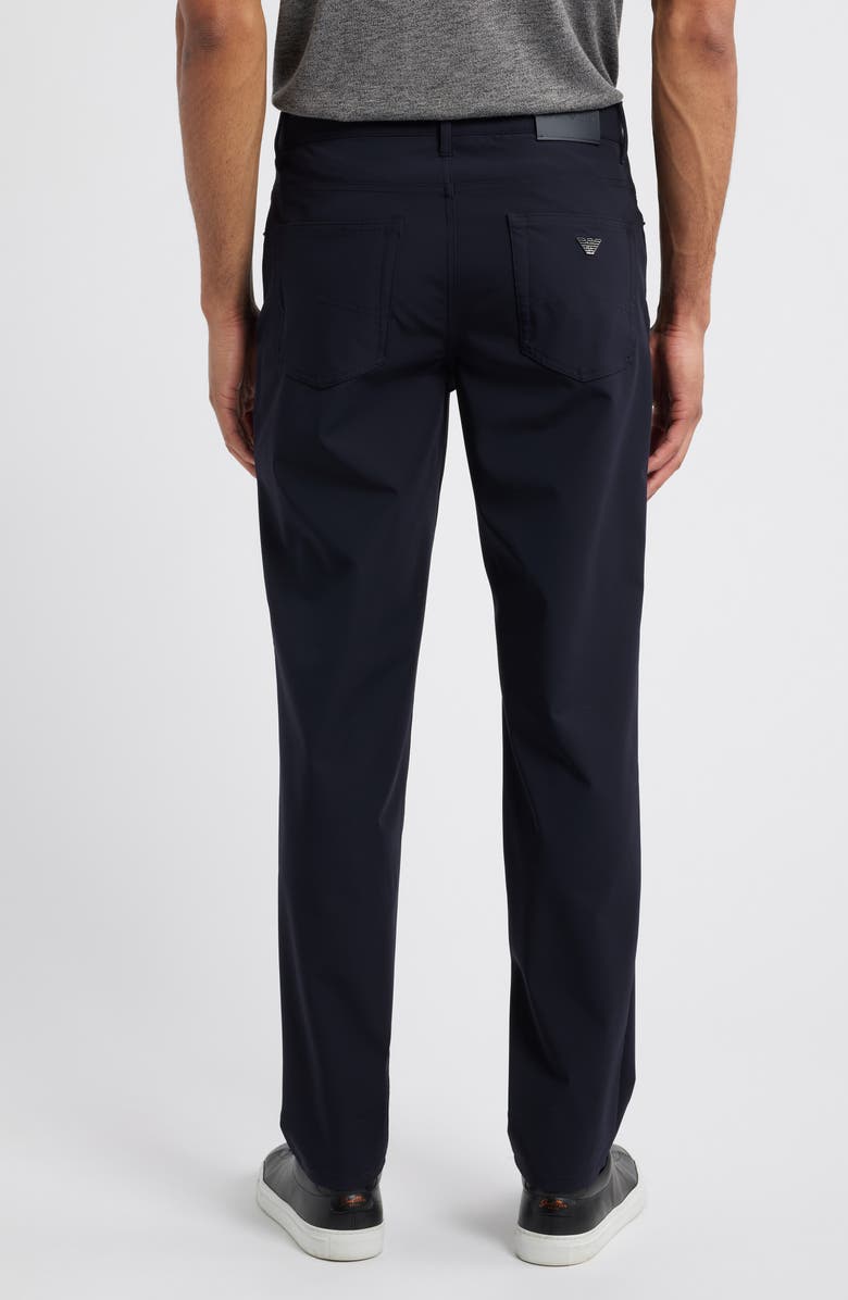 Emporio Armani Techno Five-Pocket Pants, Alternate, color, Solid Blue Navy