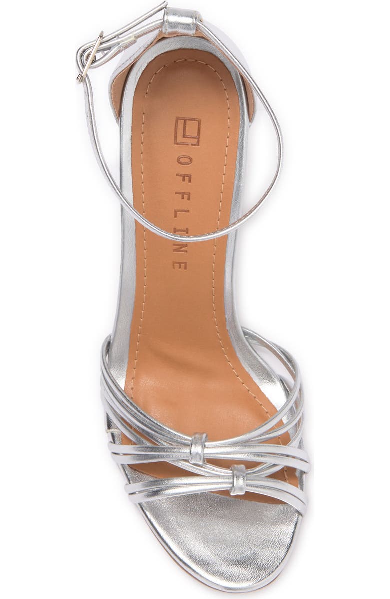 OFFLINE Metallic Heeled Sandal, Alternate, color,