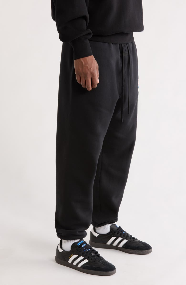 Fear of God Essentials x NBA Classic Fit Sweatpants, Alternate, color, Vintage Black
