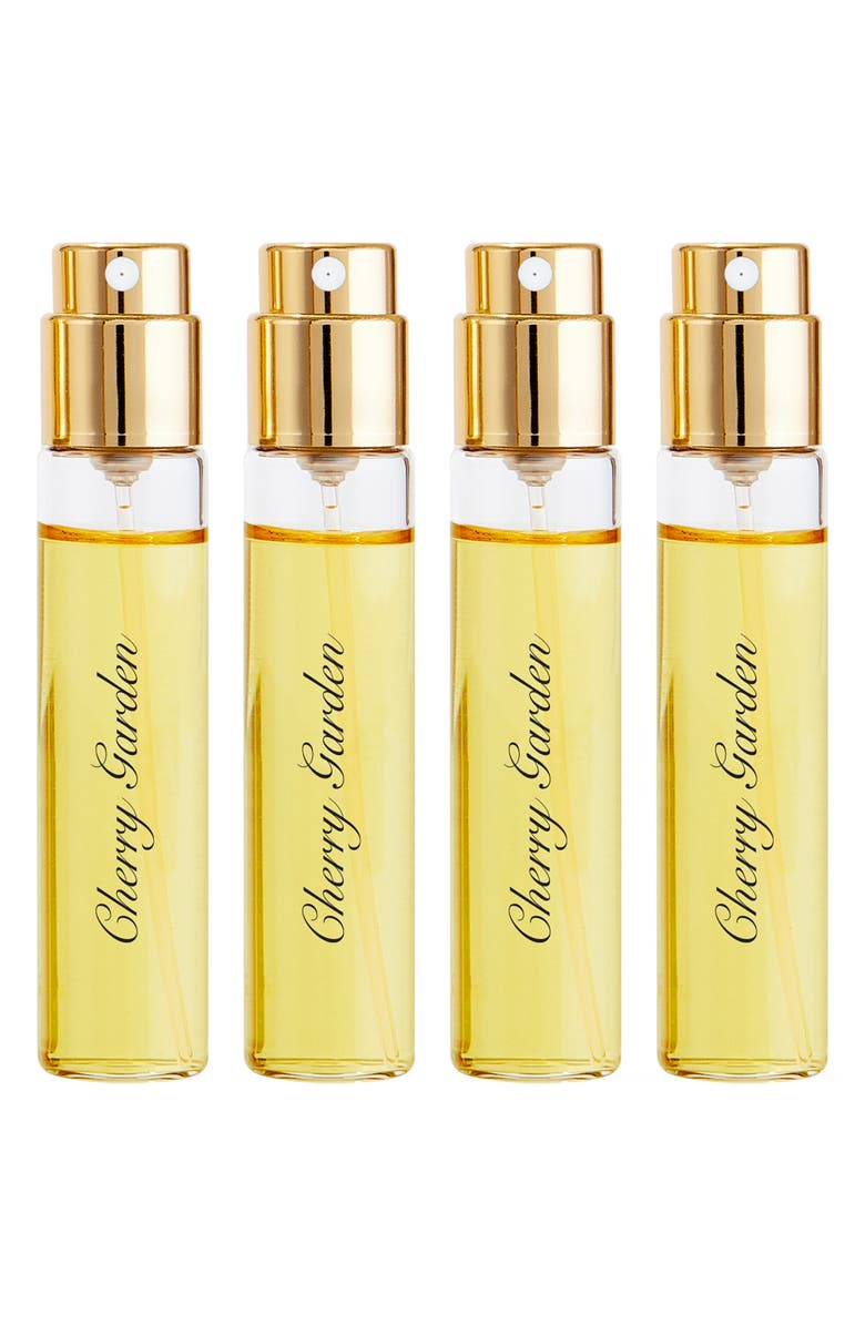House of Sillage Cherry Garden Parfum Set of 4 Travel Sprays, Main, color, 