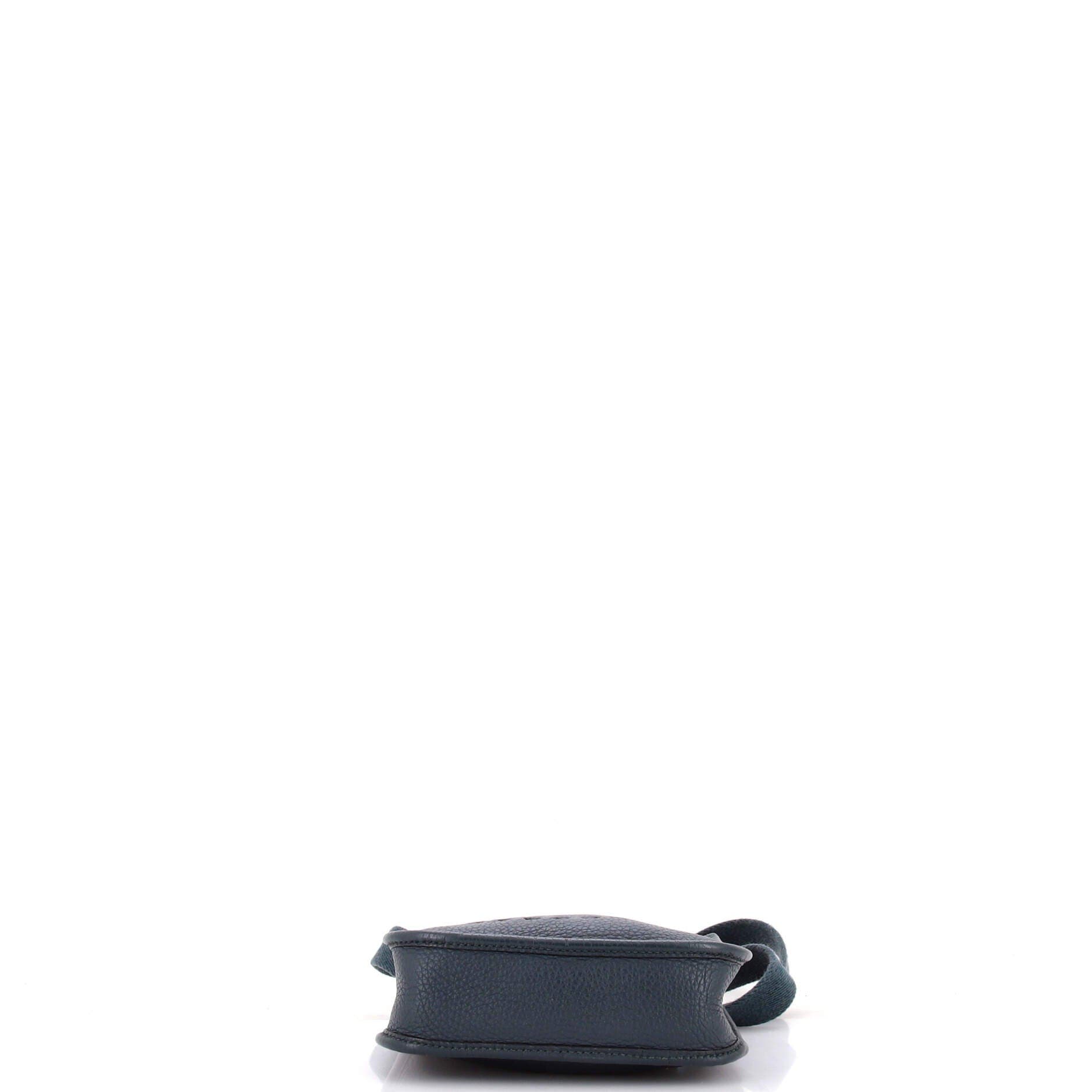 Pre-Owned Hermes Evelyne Bag Gen III Clemence TPM, Alternate, color, Vert Cypress