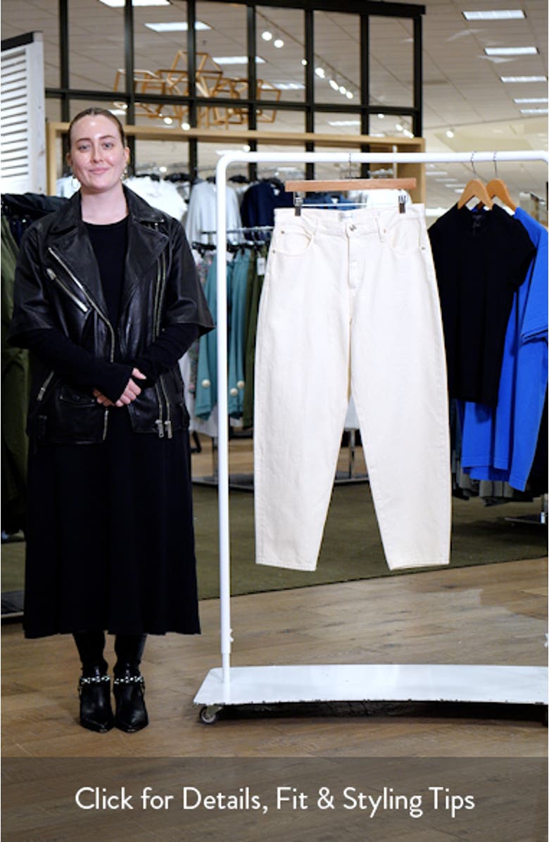 The Candle High Waist Barrel Jeans, sales video thumbnail