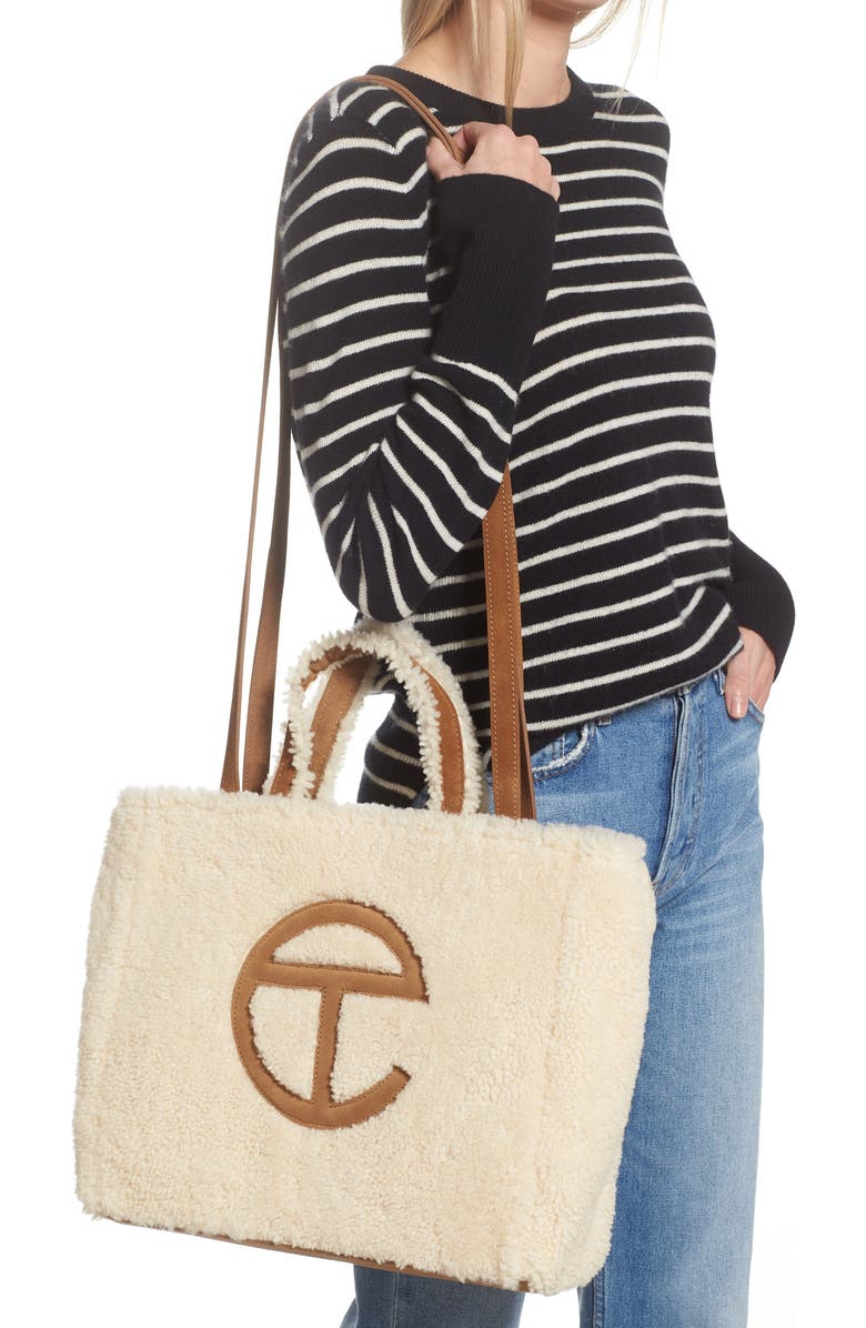 UGG<sup>®</sup> x TELFAR Medium Genuine Shearling Shopper, Alternate, color,