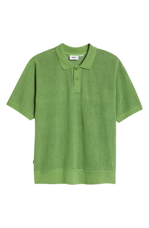 Obey Saratoga Open Stitch Cotton Polo