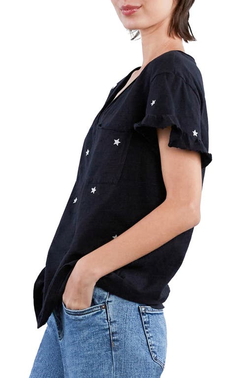 Billy T Embroidered Stars T-shirt In Ink