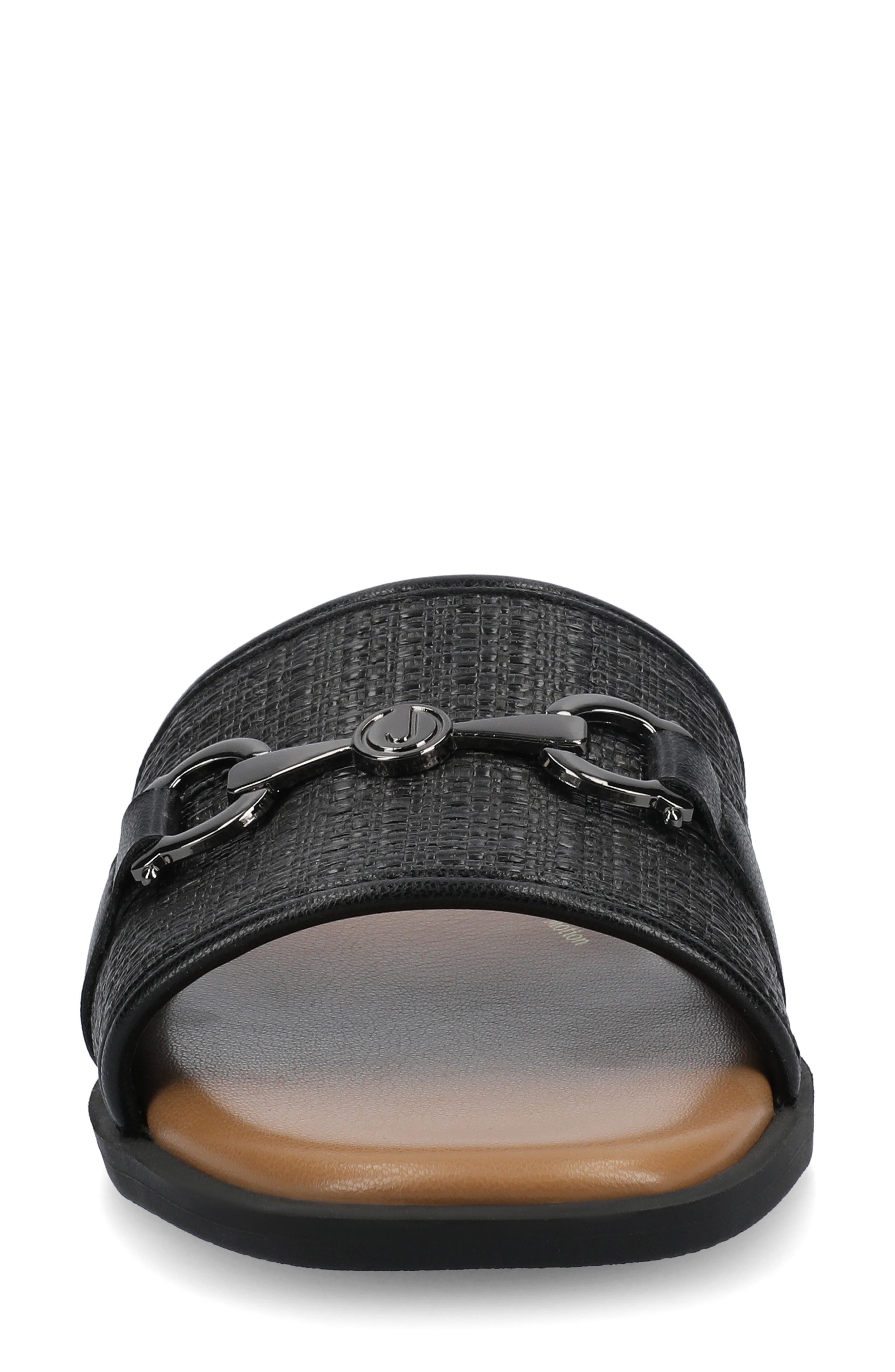 Journee Collection Priya Slide Sandal, Alternate, color, Black