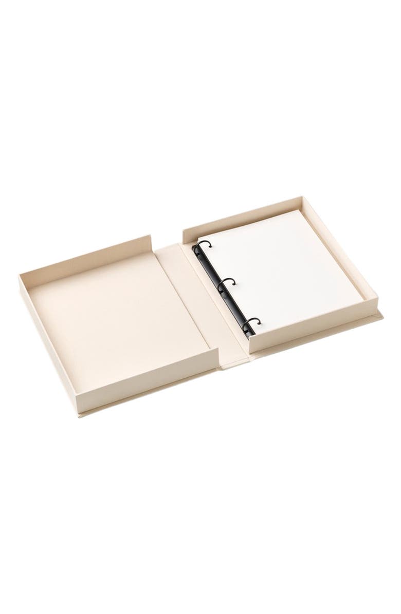 PRINTWORKS Voya Embroidered Photo Album, Alternate, color, Beige Multi