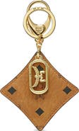 MCM Aren Bicolor Diamond Key Charm in Visetos