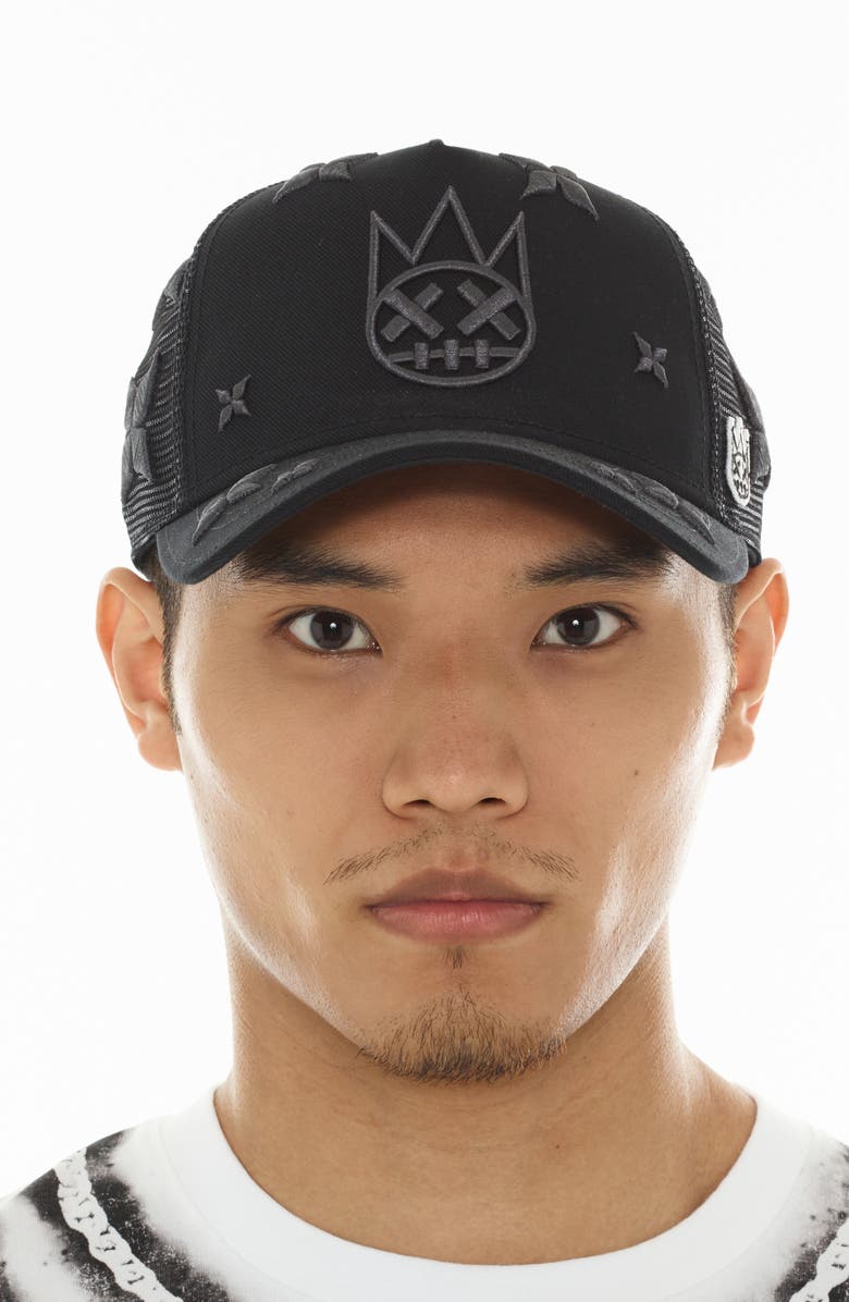 Cult of Individuality Shimuchan Logo Trucker Hat, Alternate, color,