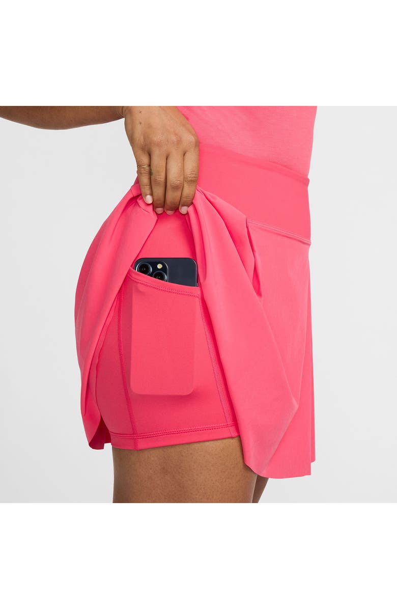 Nike Club Dri-FIT Skirt, Alternate, color, Aster Pink/ Black
