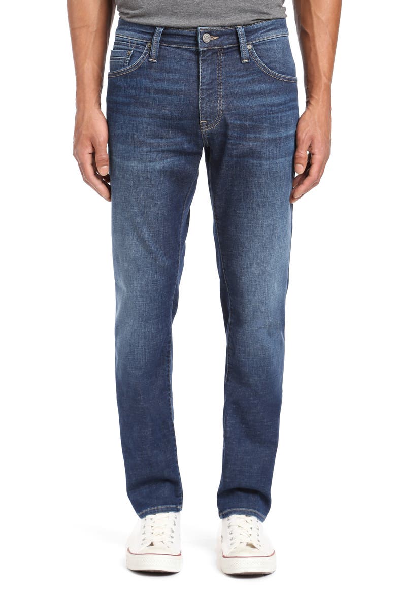 Jake Slim Fit Jeans, Main, color, DARK BRUSHED ORGANIC MOVE