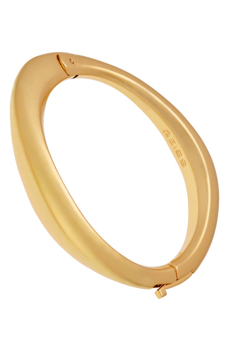 Reiss Sierra Smooth Curve Hinge Bracelet, Alternate, color, 