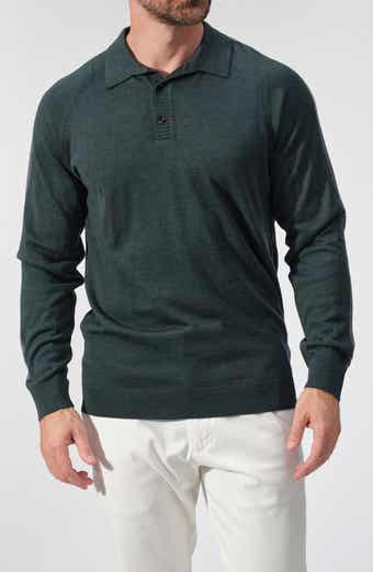 STUDIO GARNET LOS ANGELES Merino Wool Polo Sweater