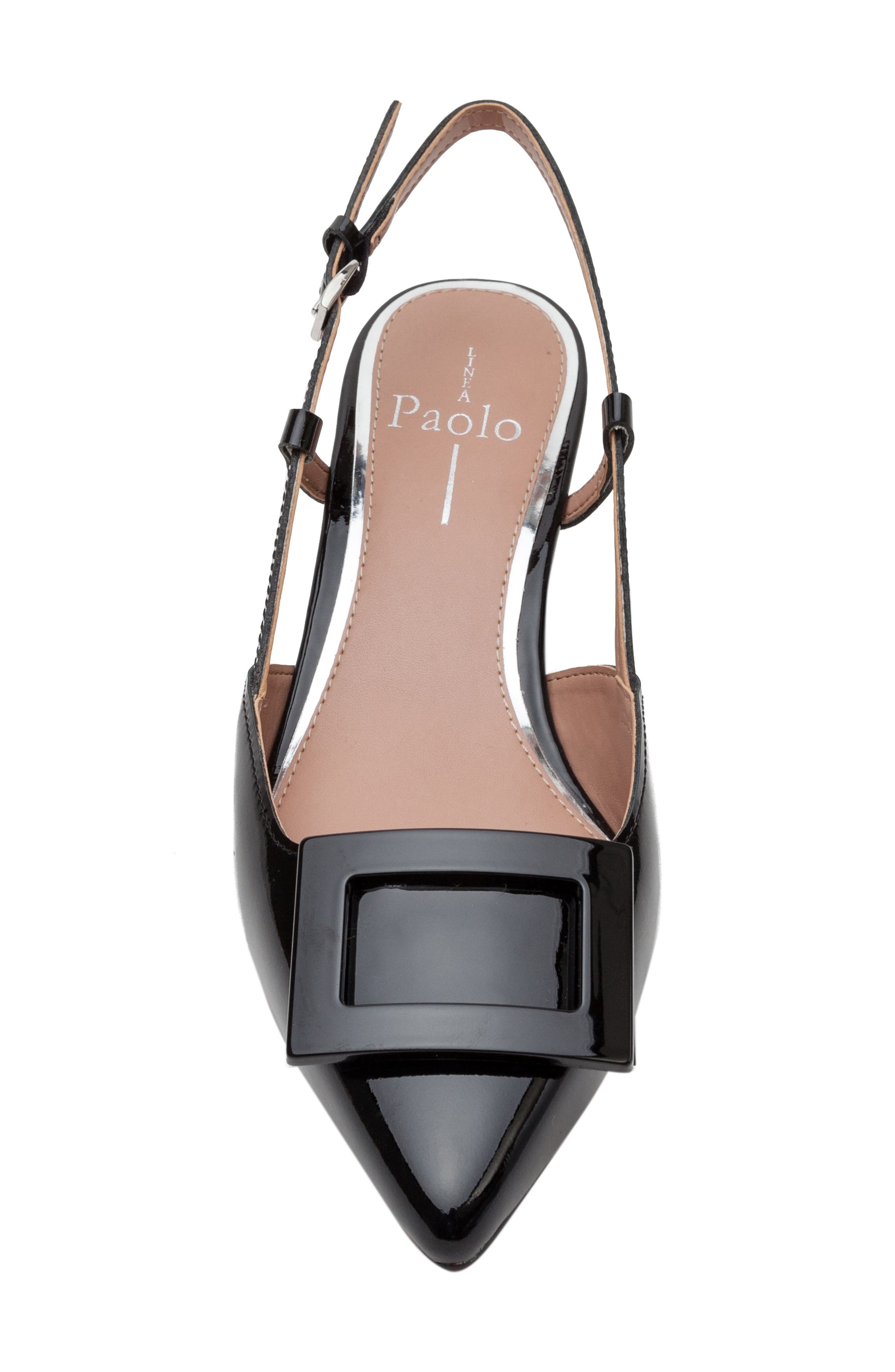 Linea Paolo Cyprus Slingback Pointed Toe Pump, Alternate, color, Black