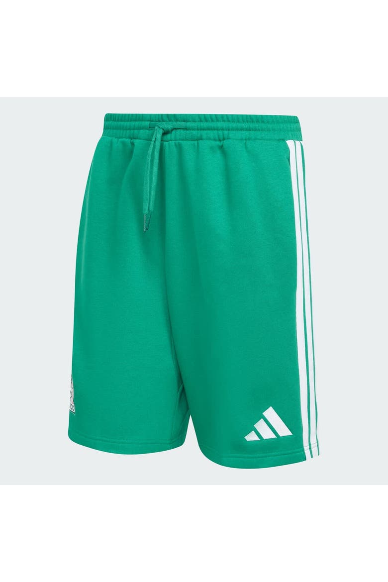 Men's adidas  Green Mexico National Team FIFA x World Cup Alphaskin Fleece Shorts, Main, color, Green