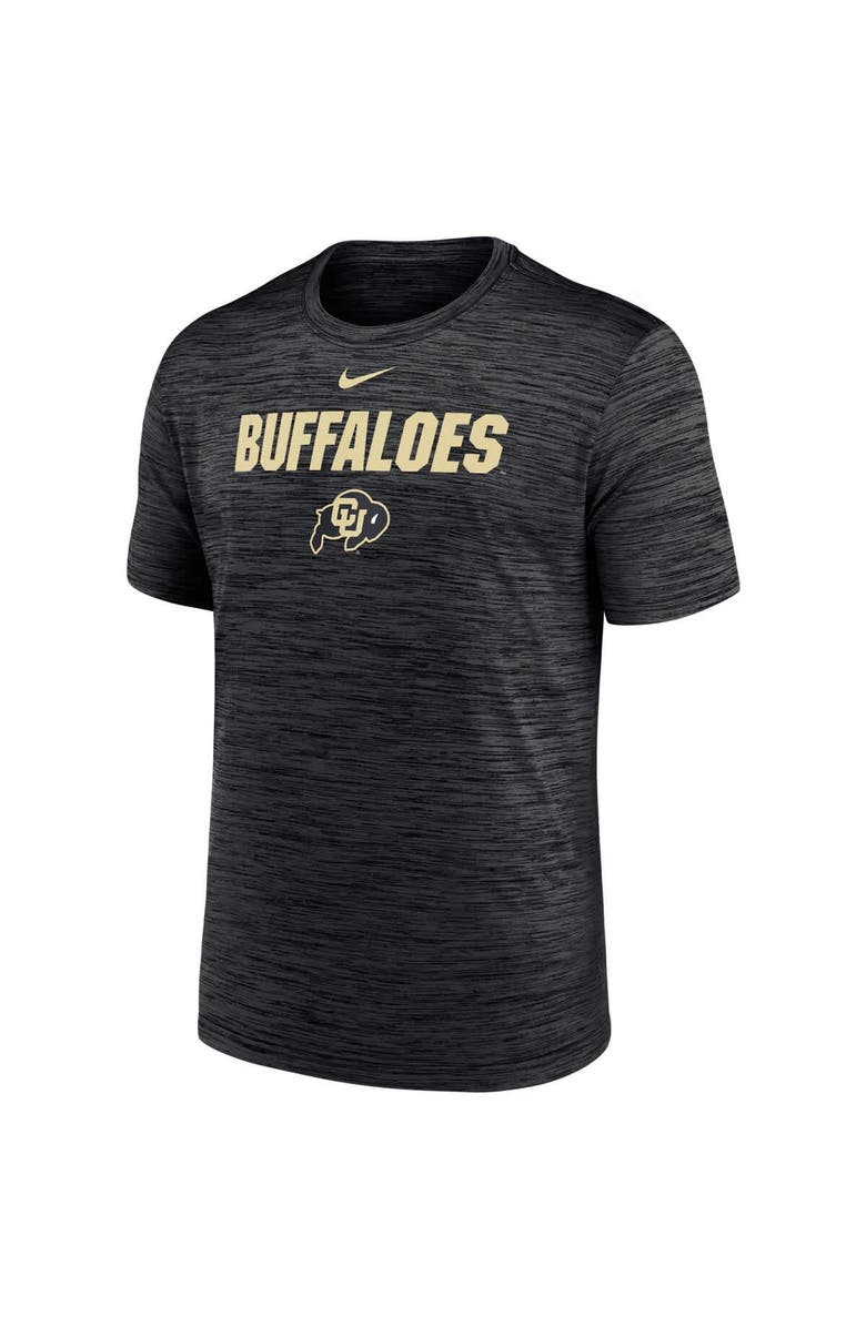 Nike Men's Nike Black Colorado Buffaloes Velocity Performance T-Shirt, Alternate, color, Black