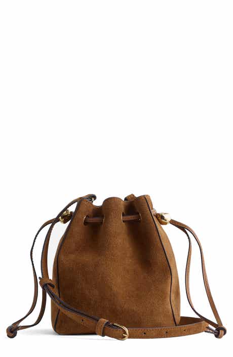 Madewell Suede Bucket Crossbody Bag