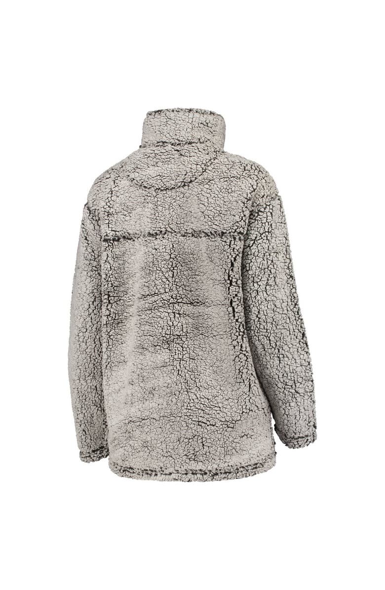 G-III 4HER BY CARL BANKS Women's G-III 4Her by Carl Banks Gray Dallas Stars Sherpa Quarter-Zip Pullover Jacket, Alternate, color, Gray