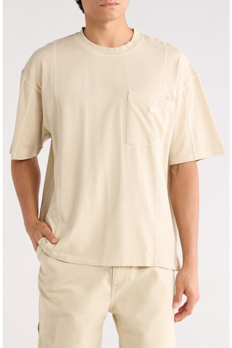 Boxy Pocket Tee, Main, color, MEDIUM BEIGE
