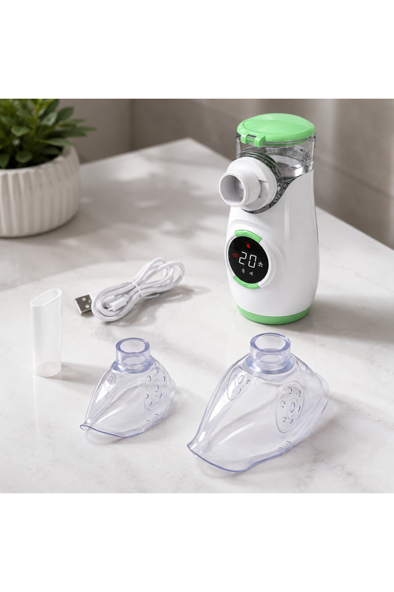 Portable Ultrafine Mesh Nebulizer, Alternate, color, White