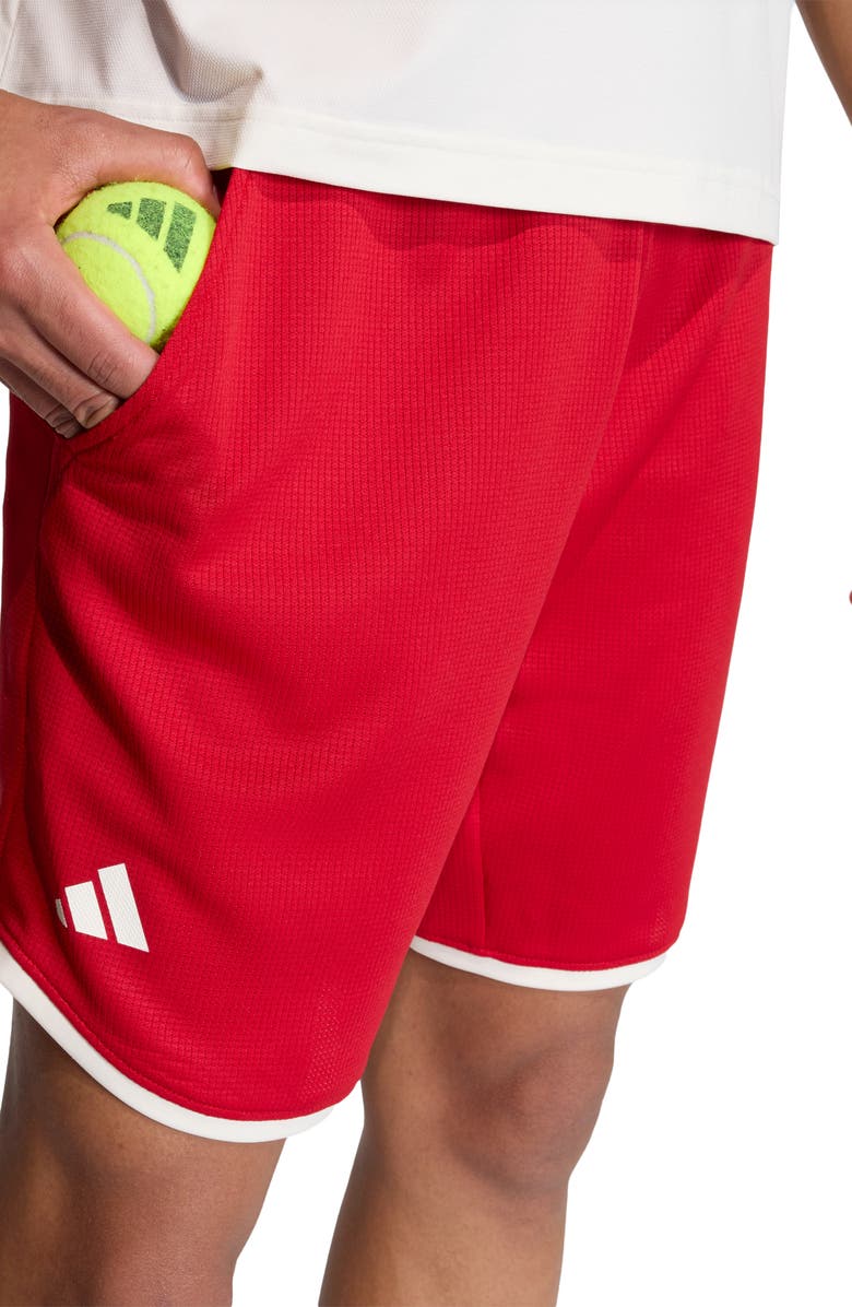 adidas Tennis Classics Shorts, Alternate, color, Power Red/ /