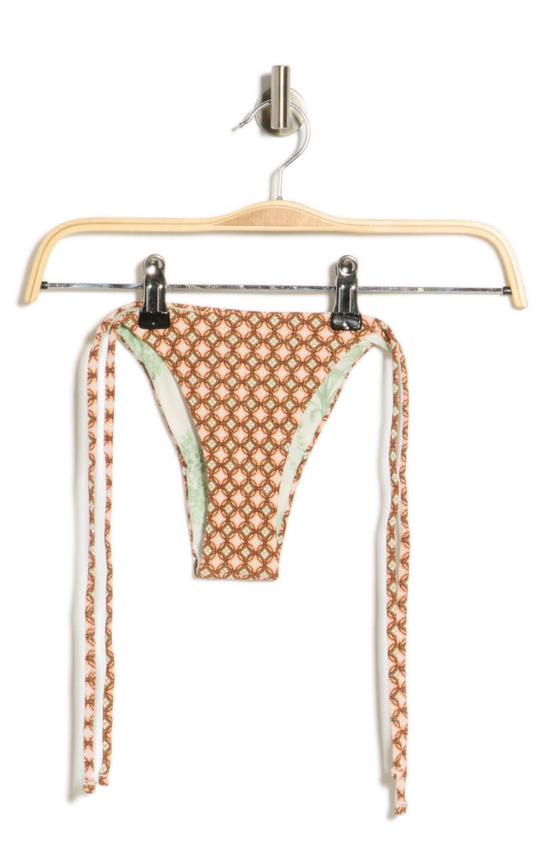 Maaji Sunning Reversible Side Tie Bikini Bottoms, Main, color, Brown