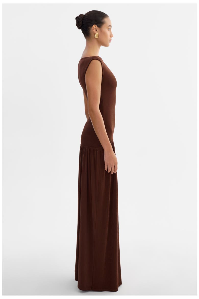 Hanna | Knit Maxi Dress, Alternate, color, Brown