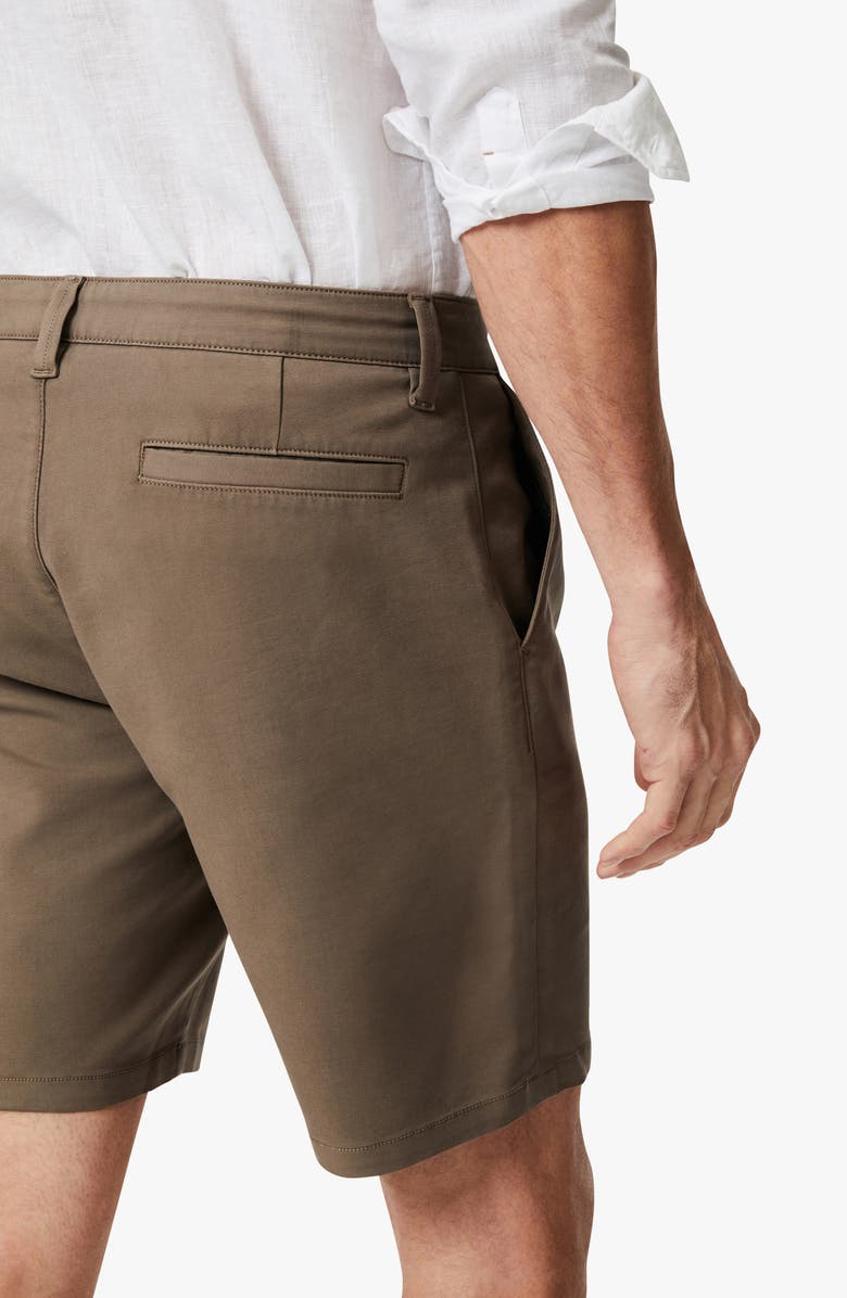 34 Heritage Arizona Slim Fit Flat Front Chino Shorts, Alternate, color, Walnut High-Flyer