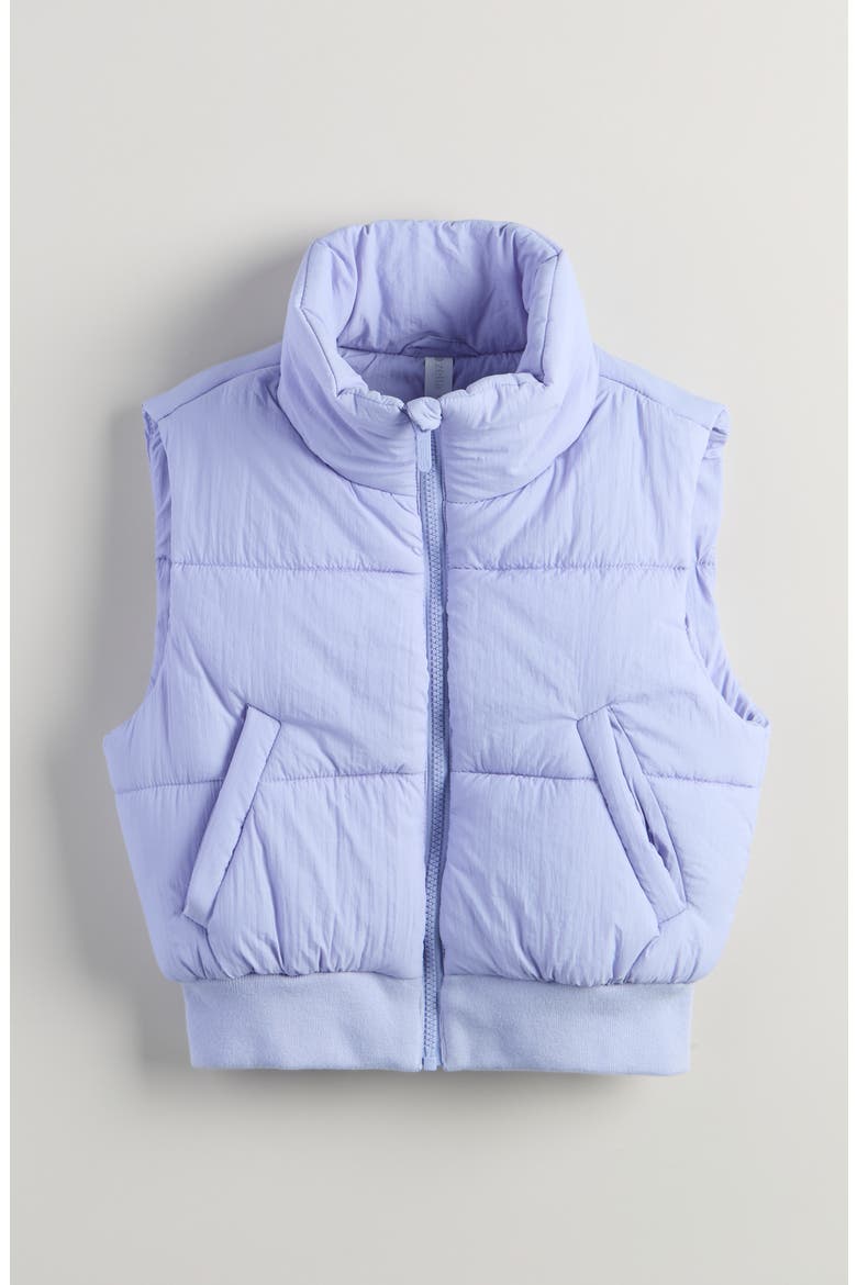 Kids' Layer Up Puffy Vest, Main, color, PURPLE INSPIRE