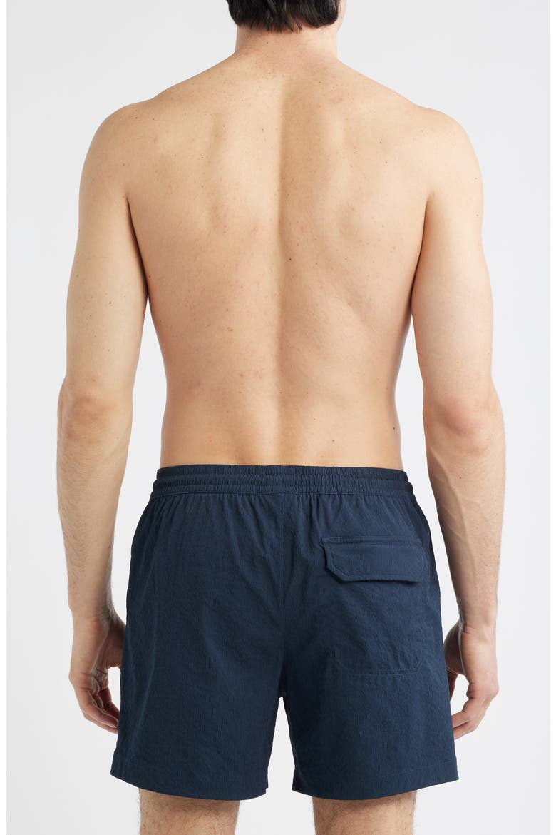 5-Inch Volley Swim Shorts, Alternate, color, NAVY ECLIPSE