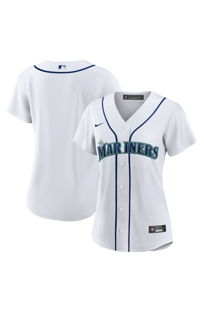 Nike Women's Nike White Seattle Mariners Home Replica Team Jersey, Main, color, 