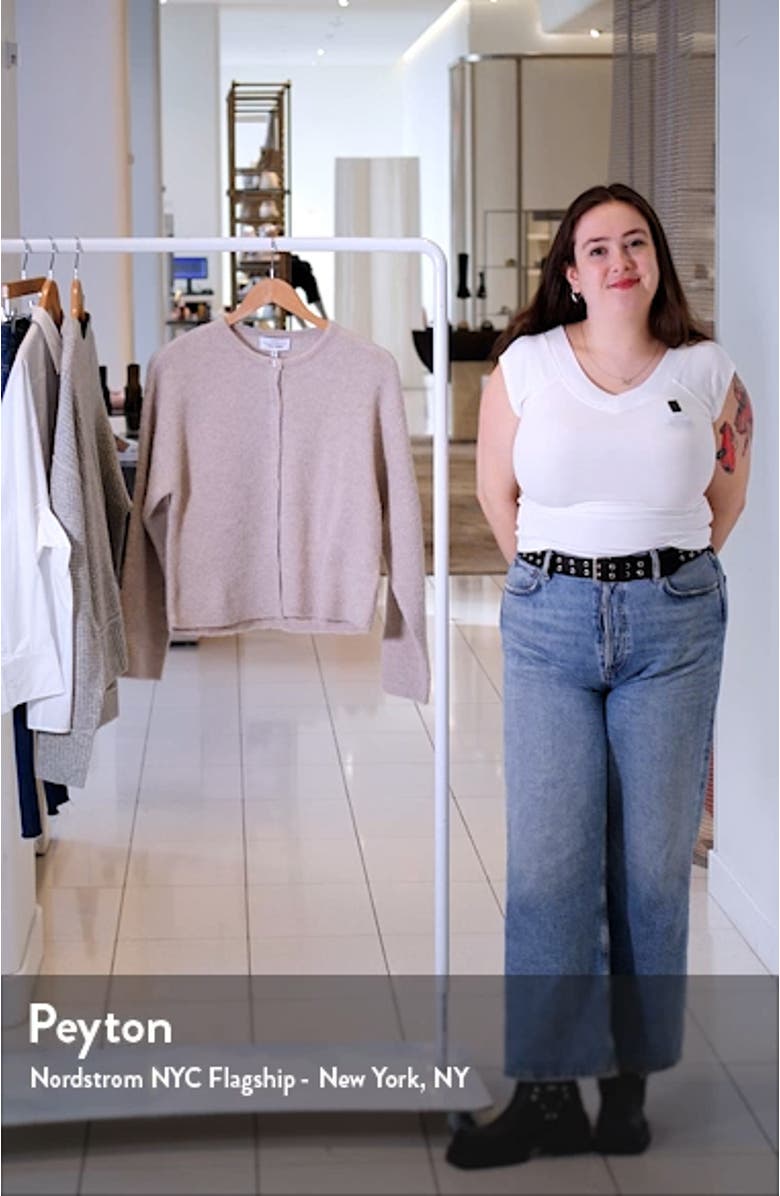 Alpaca & Wool Blend Cardigan, sales video thumbnail