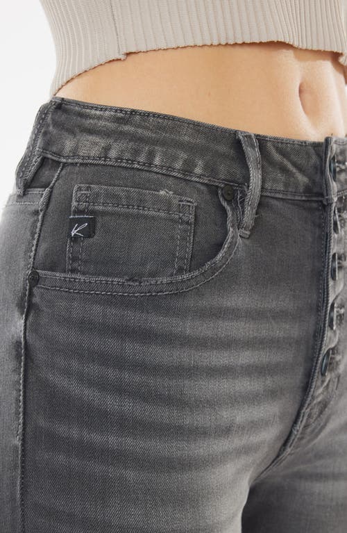 Kancan Margaret High Rise Bootcut Jeans In Gray