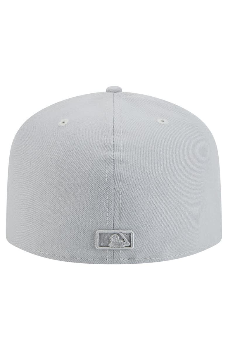 New Era Men's New Era  Gray Chicago White Sox Colorpack A-Frame 59FIFTY Fitted Hat, Alternate, color, 