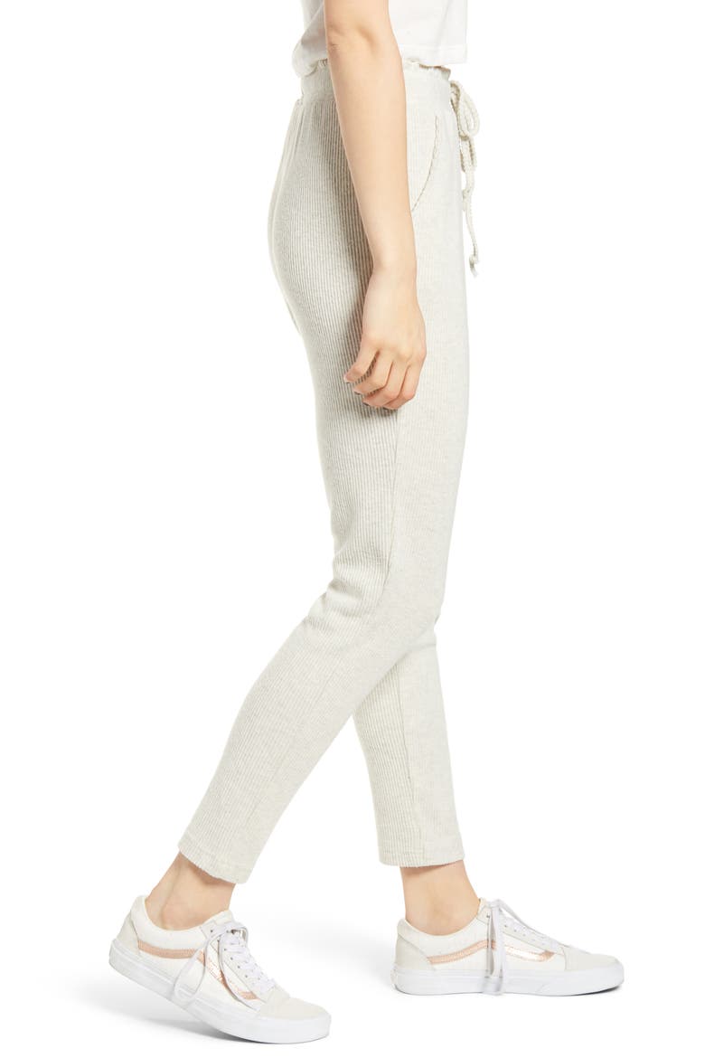 Beach Dance Ribbed Pants, Alternate, color, METRO HEATHER