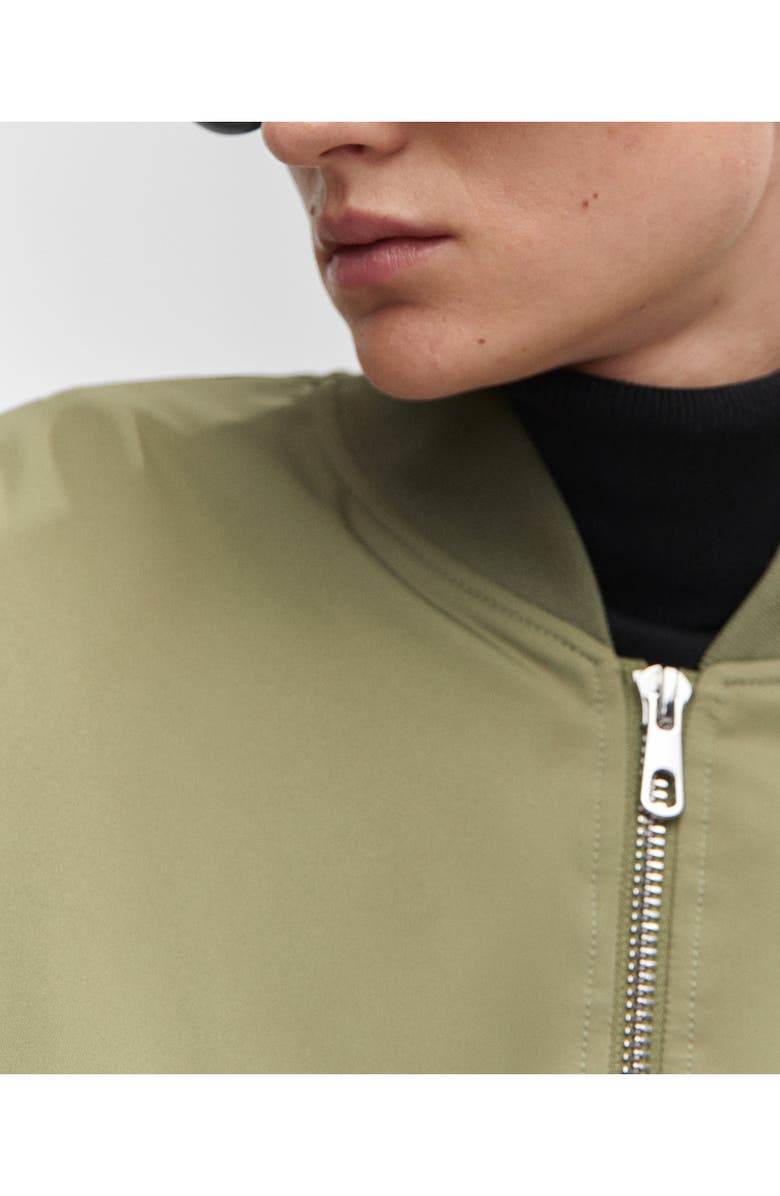 MANGO Oversize Bomber Jacket, Alternate, color, 