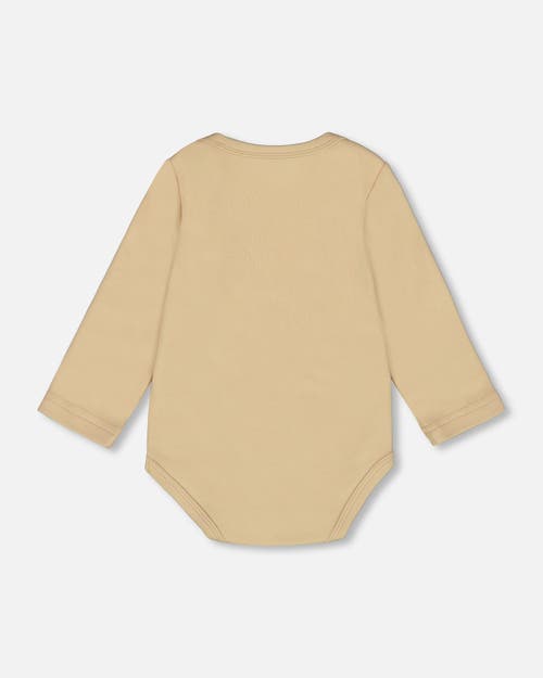 Deux Par Deux Organic Cotton Allover In Brown