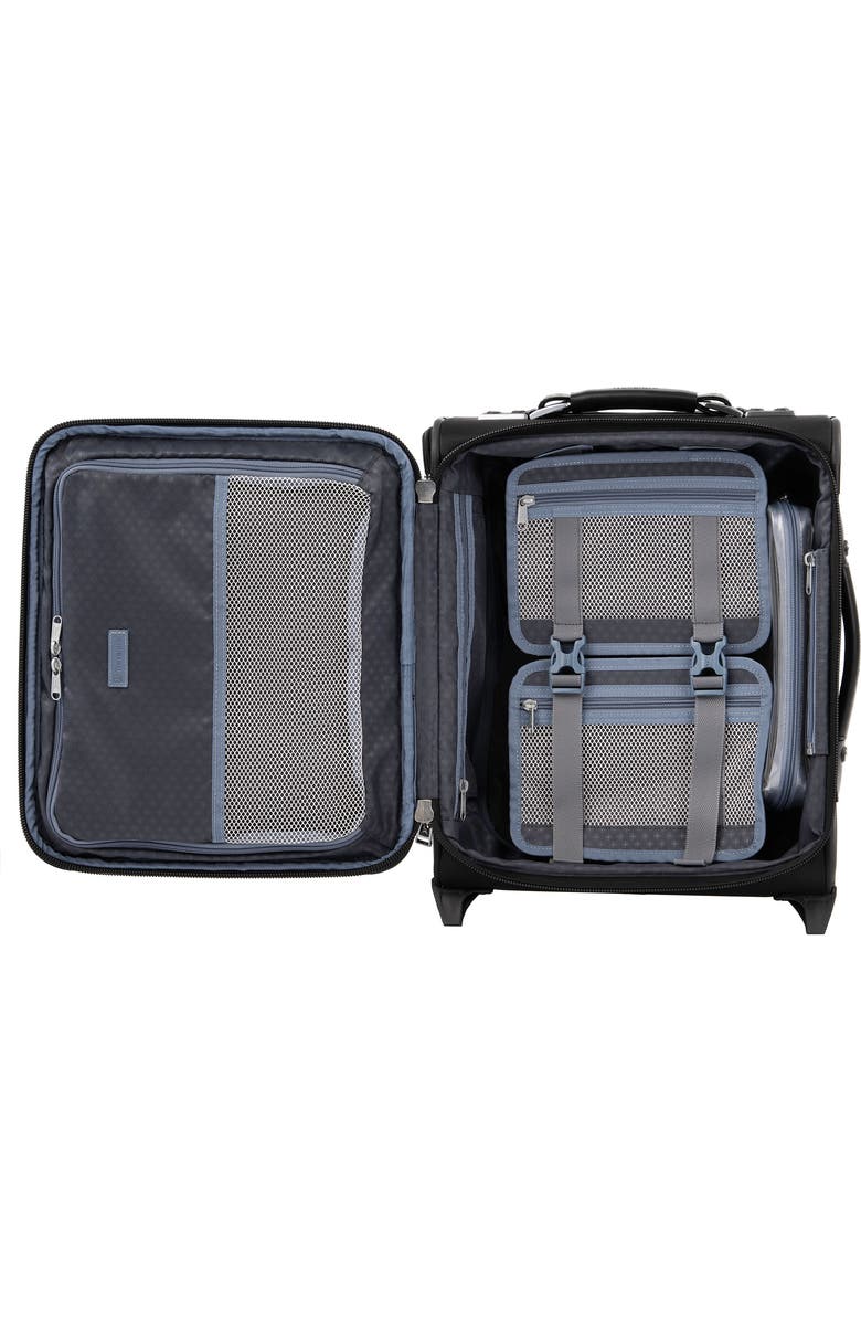 TRAVELPRO Platinum Elite Softside Expandable Carry-On 16-Inch 2 Wheel Luggage, Alternate, color, Shadow Black