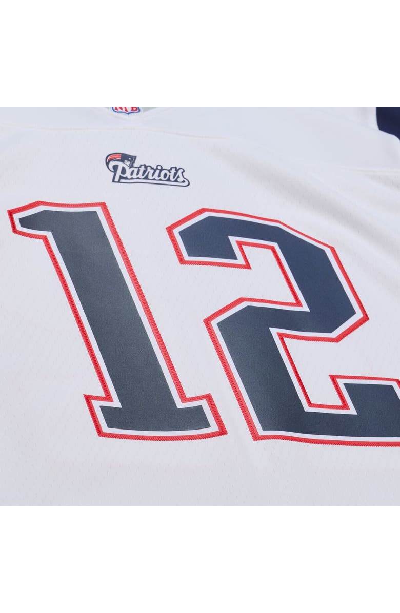 Mitchell & Ness Men's Mitchell & Ness Tom Brady White New England Patriots 2000 Legacy Replica Jersey, Alternate, color, White