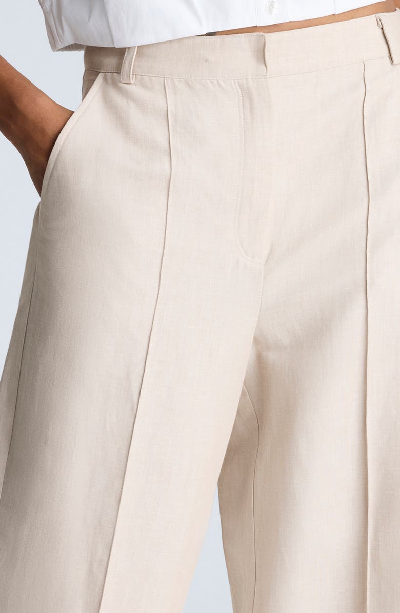 Kenneth Cole Pintuck Pleat Wide Leg Pants, Alternate, color, Lt Bronze Multi