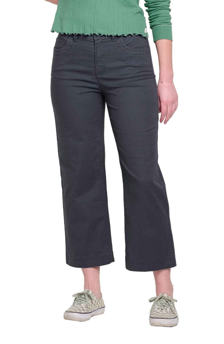 Toad & Co Earthworks Wide Leg Pant, Main, color, Soot