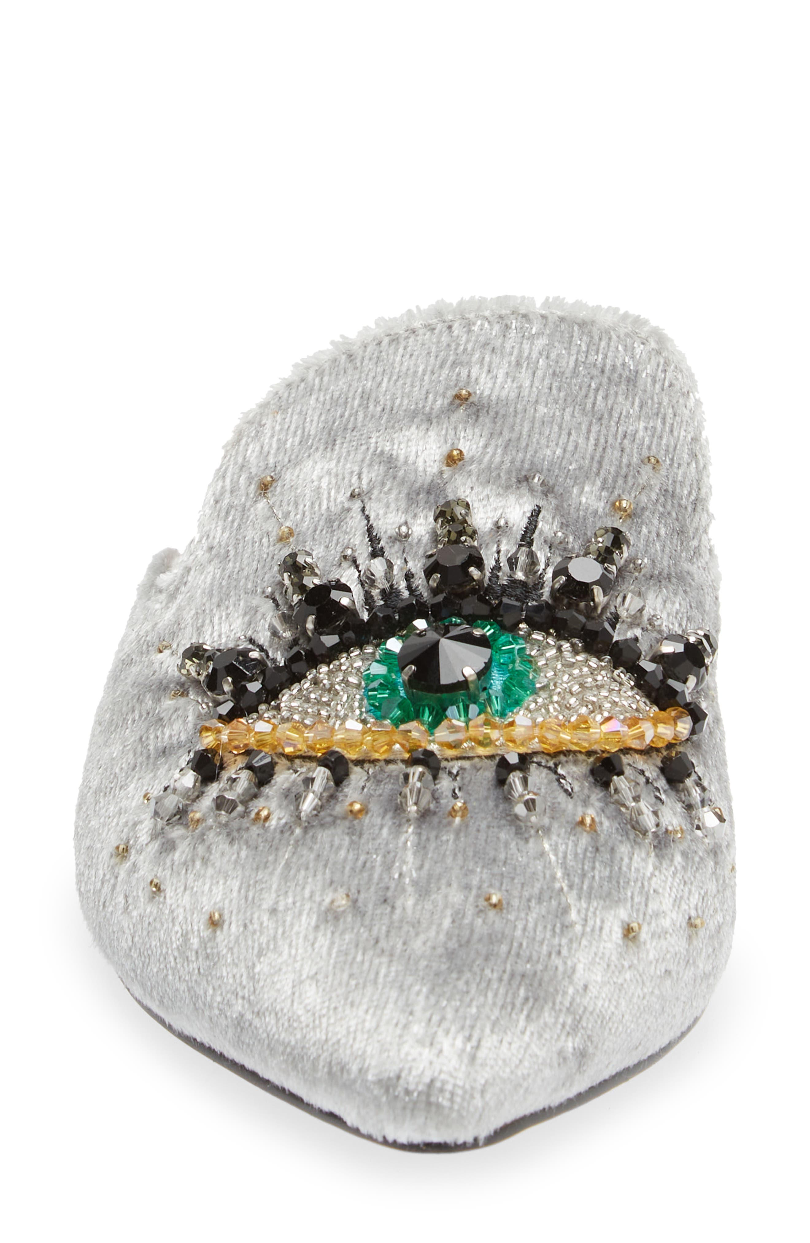 Kurt Geiger London Olive Eye Embellished Loafer, Alternate, color, 