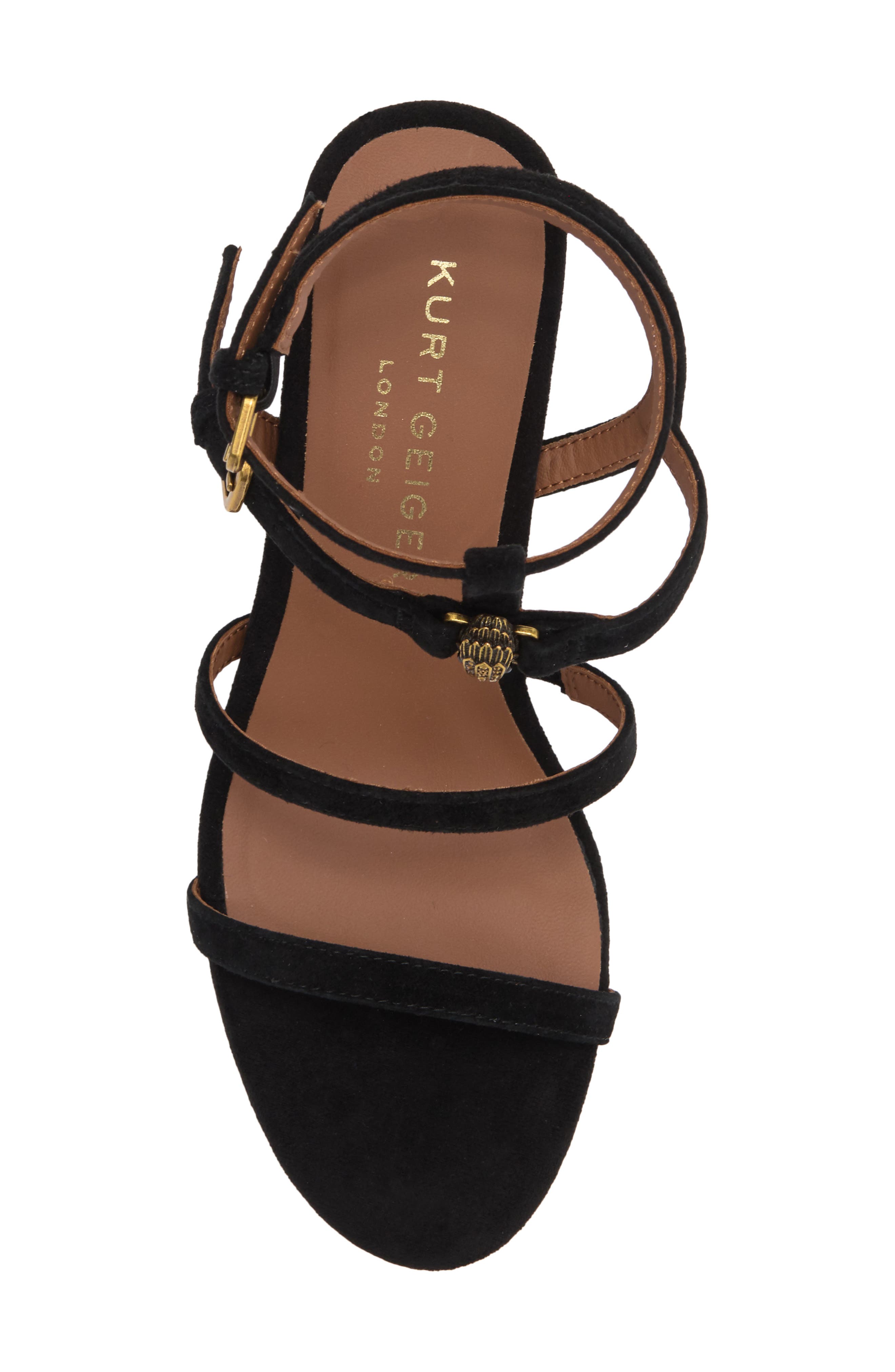 Kurt Geiger London Hampton Gladiator Sandal, Alternate, color, Black