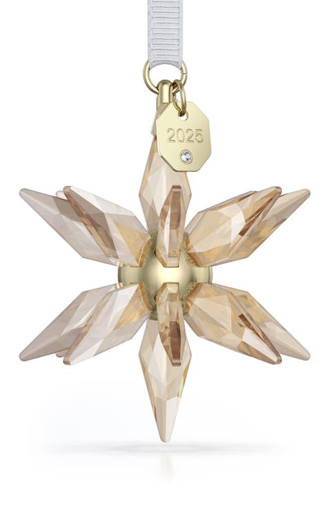 2025 Annual Edition 3D Festive 3D Crystal Snowflake Ornament